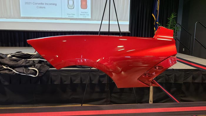 2021 Corvette Red Mist Metallic