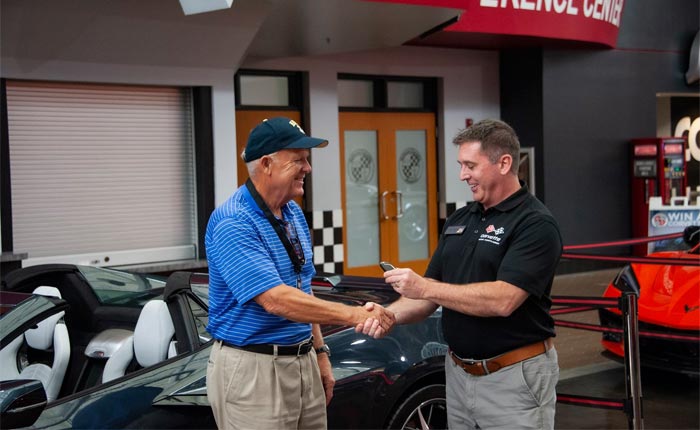 Former GM CEO Dan Akerson Takes Delivery of a 2020 Corvette at the NCM