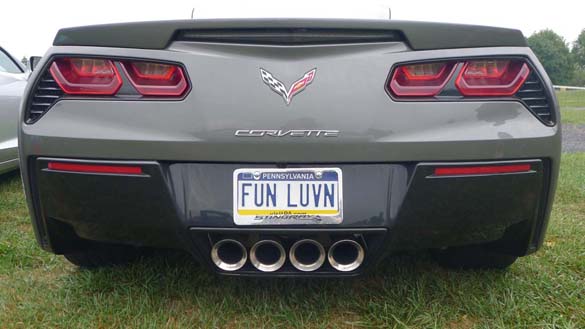 The Corvette Vanity Plates of the 2020 Corvettes at Carlisle Show