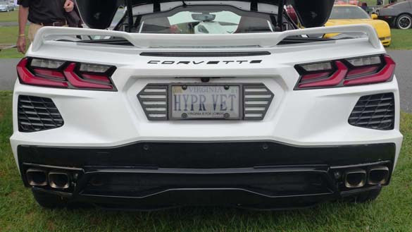 The Corvette Vanity Plates of the 2020 Corvettes at Carlisle Show