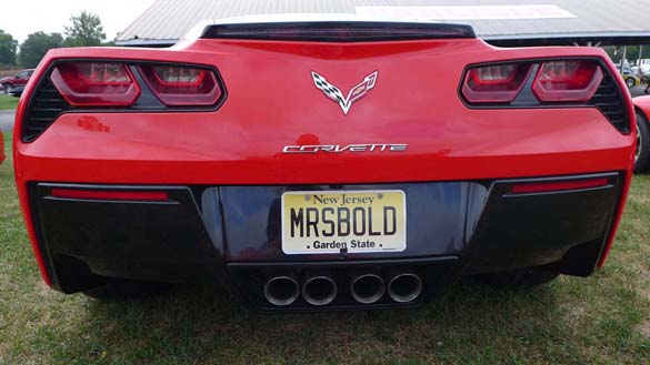 The Corvette Vanity Plates of the 2020 Corvettes at Carlisle Show