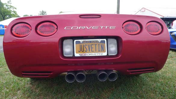 The Corvette Vanity Plates of the 2020 Corvettes at Carlisle Show