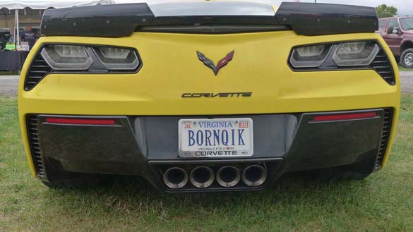 The Corvette Vanity Plates of the 2020 Corvettes at Carlisle Show