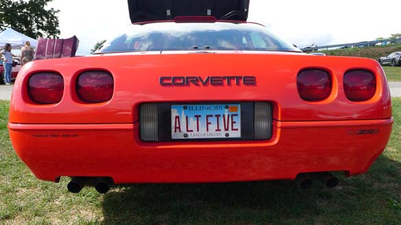 The Corvette Vanity Plates of the 2020 Corvettes at Carlisle Show
