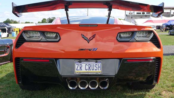 The Corvette Vanity Plates of the 2020 Corvettes at Carlisle Show