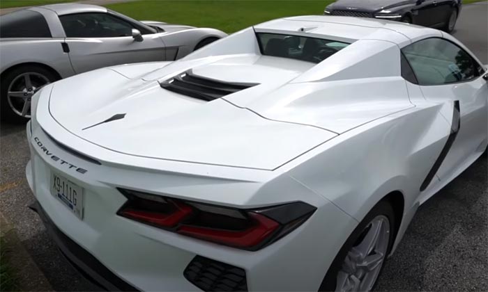 [VIDEO] Arctic White 2020 Corvette Convertible Projects a White-Out Look With Its Body-Colored Nacelles