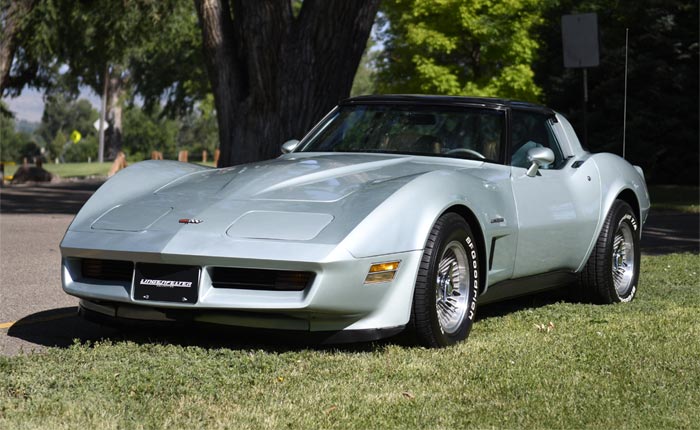 Corvettes for Sale: 1982 Corvette in Rare Silver Green Metallic