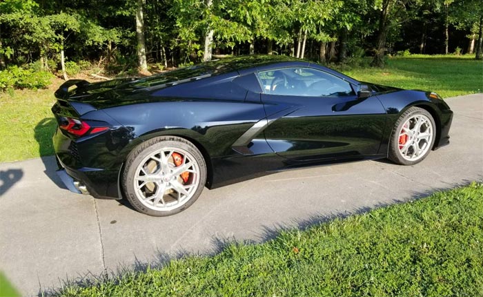 Corvettes on Craigslist: 2020 Black Corvette Stingray for $186,000