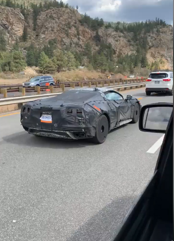 [SPIED] A Group of 2022 Corvette Z06s in Colorado on I-70