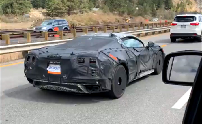 [SPIED] A Group of 2022 Corvette Z06s in Colorado on I-70
