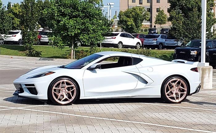 [PICS] Ceramic Matric Gray 2020 Corvette on Rose Gold Custom Alloys from Signature Wheels