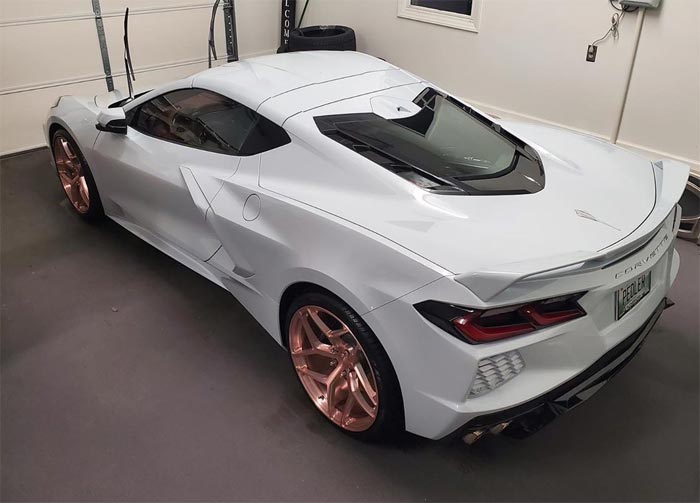 [PICS] Ceramic Matrix Gray 2020 Corvette on Rose Gold Custom Alloys from Signature Wheels