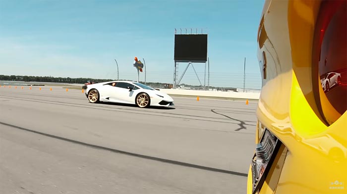 [VIDEO] C6 Corvette ZR1 Beats Up on a Lambo Huracan in Three Roll Races