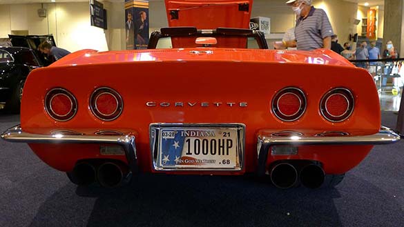 The Corvette Vanity Plates from Bloomington Gold 2020
