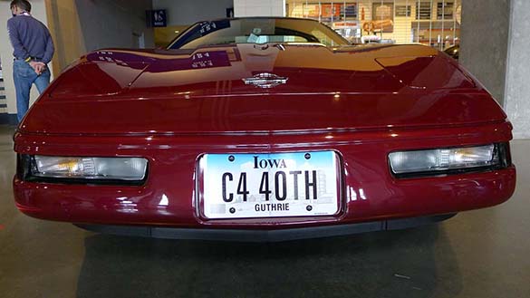 The Corvette Vanity Plates from Bloomington Gold 2020