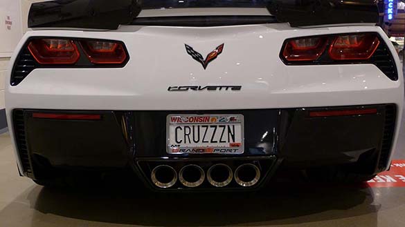 The Corvette Vanity Plates from Bloomington Gold 2020