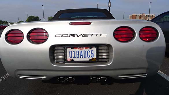 The Corvette Vanity Plates from Bloomington Gold 2020