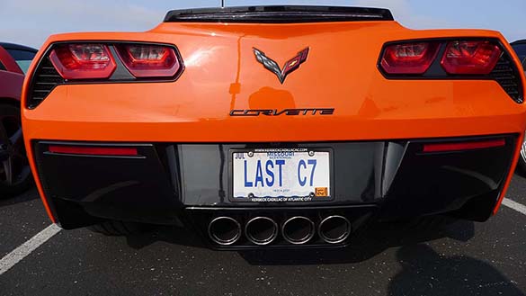 The Corvette Vanity Plates from Bloomington Gold 2020