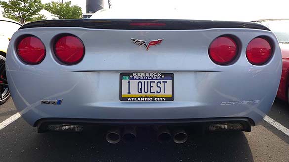 The Corvette Vanity Plates from Bloomington Gold 2020