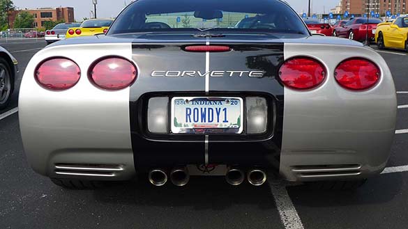 The Corvette Vanity Plates from Bloomington Gold 2020