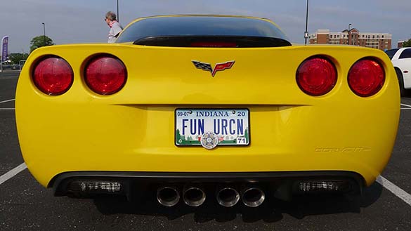 
The Corvette Vanity Plates from Bloomington Gold 2020