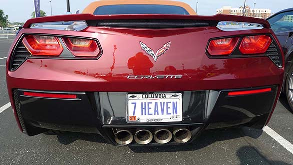 The Corvette Vanity Plates from Bloomington Gold 2020
