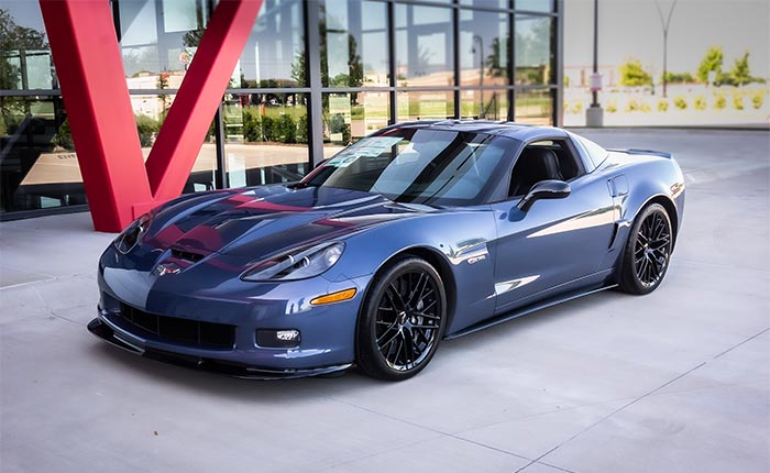 2020 Corvette in Rapid Blue