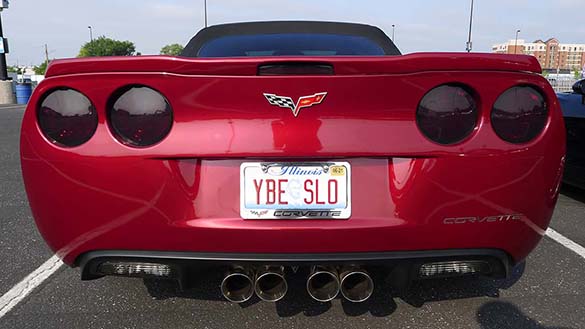 The Corvette Vanity Plates from Bloomington Gold 2020