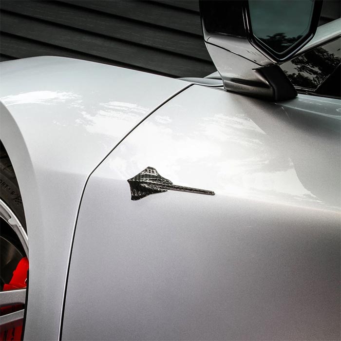 Nowicki Autosport Releases New Concept8 C8 Carbon Fiber Door and Hatch Badges