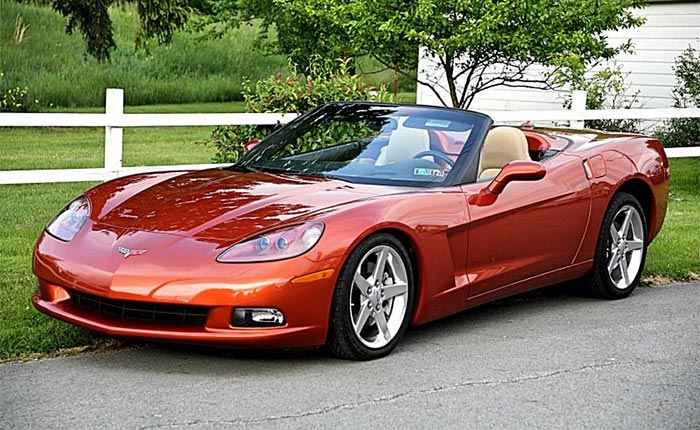 2005 Corvette in Daytona Sunset Orange Metallic