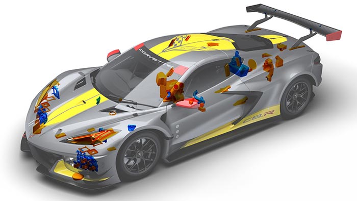 The C8.R Corvette is Winning With the Help of 3D Printed Parts