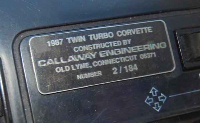 Corvettes for Sale: 1987 Callaway B2K Twin Turbo