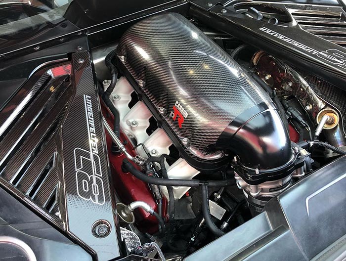 Lingenfelter Testing a Carbon PTR Intake Manifold on the C8 Corvette