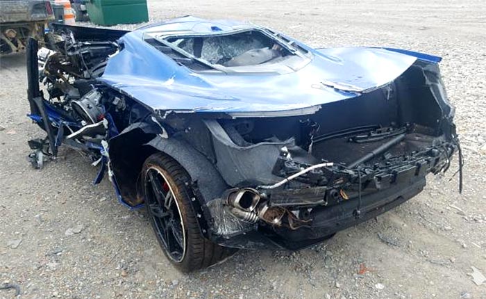 [ACCIDENT] Heavily Damaged 2020 Corvette For Sale on Copart Auction Website