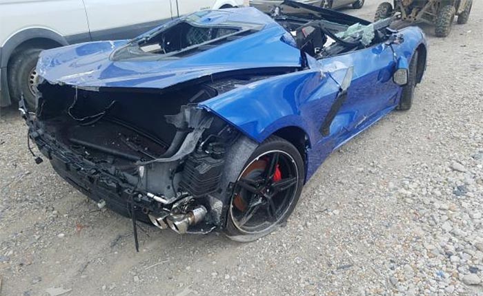 [ACCIDENT] Heavily Damaged 2020 Corvette For Sale on Copart Auction Website