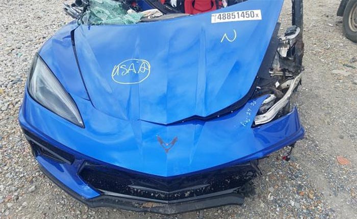 [ACCIDENT] Heavily Damaged 2020 Corvette For Sale on Copart Auction Website