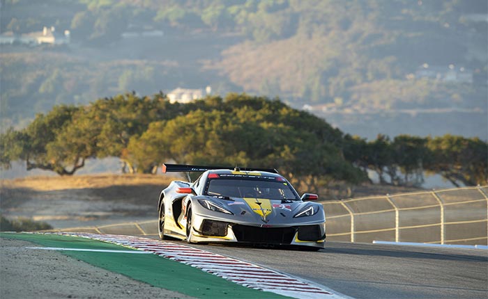 No.4 C8.R at Laguna Seca
