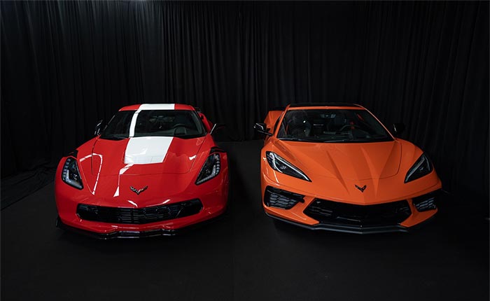 GM Canada Raises $244,000 with Charity Auction of the Last C7 and First C8 Corvette