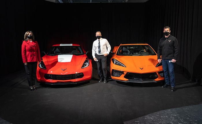 GM Canada Raises Over $400,000 with Charity Auction of the Last C7 and First C8 Corvette