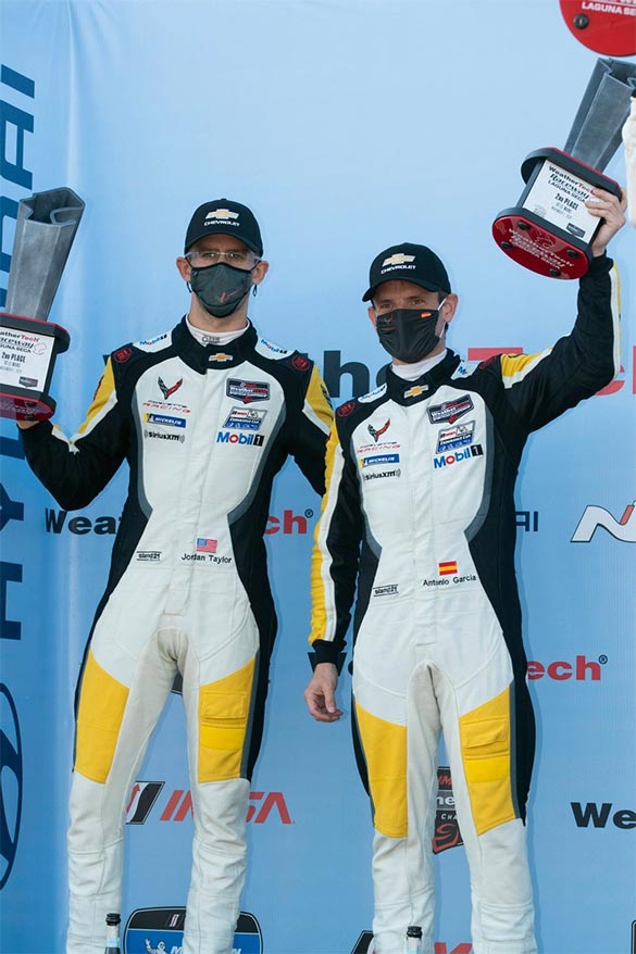 Garcia, Taylor, No. 3 Corvette C8.R Clinch GT Le Mans Championships