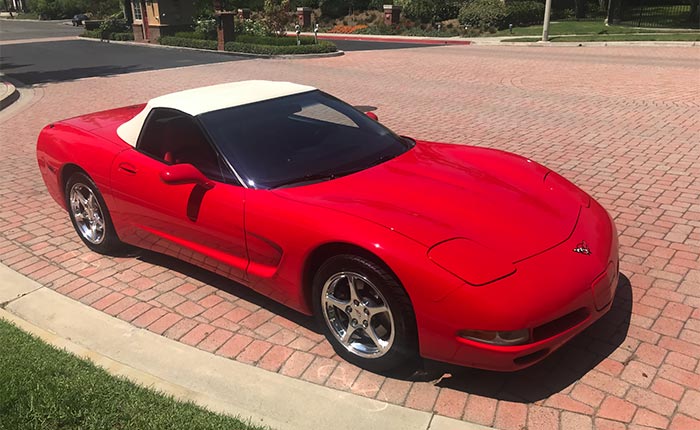 Corvettes For Sale: This 2000 Red/Red Corvette Convertible is One Clean Machine