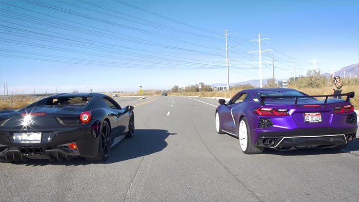 [VIDEO] 2020 Corvette Beats a Tesla Model 3 and a Ferrari 458 on a Curvy Road