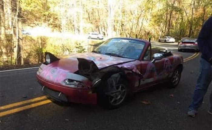 [ACCIDENT] 2020 Corvette and a Miata Collide on Tail of the Dragon