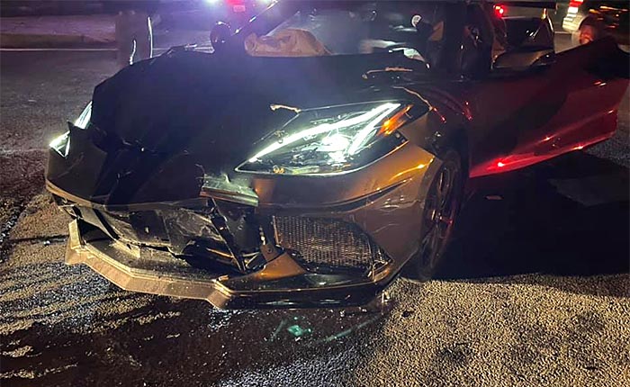 [ACCIDENT] Owner Praises the Safety Protections of the C8 Corvette After Crashing Into A SUV