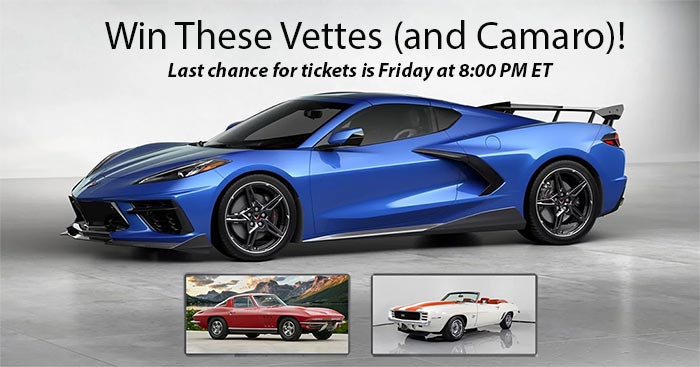 The Last Day to Enter to Win This C8 is this Friday! Readers Enter C8 to get Double ENTRIES!