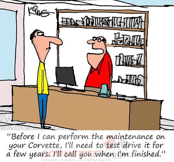 Saturday Morning Corvette Comic: 