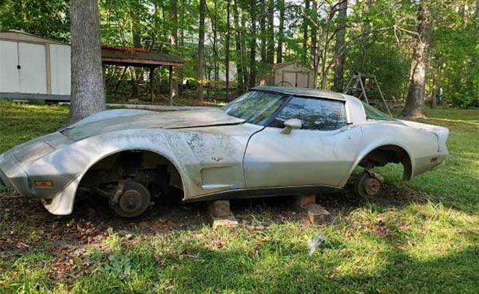 Corvettes on Craigslist: Former L82 1979 Corvette Backyard Find
