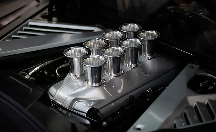 C8 Corvette Engine Covers with Fake Velocity Stacks Will Set You Back $1,495