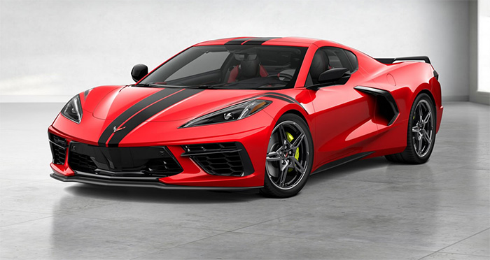 The First 2021 Corvette Is A Customer-Ordered Torch Red Stingray Z51 Coupe