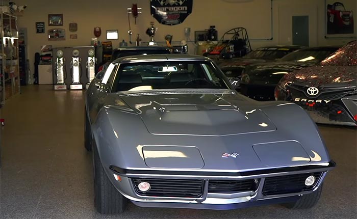 NASCAR driver Erik Jones Shows Off Car Collection Featuring Many Corvettes